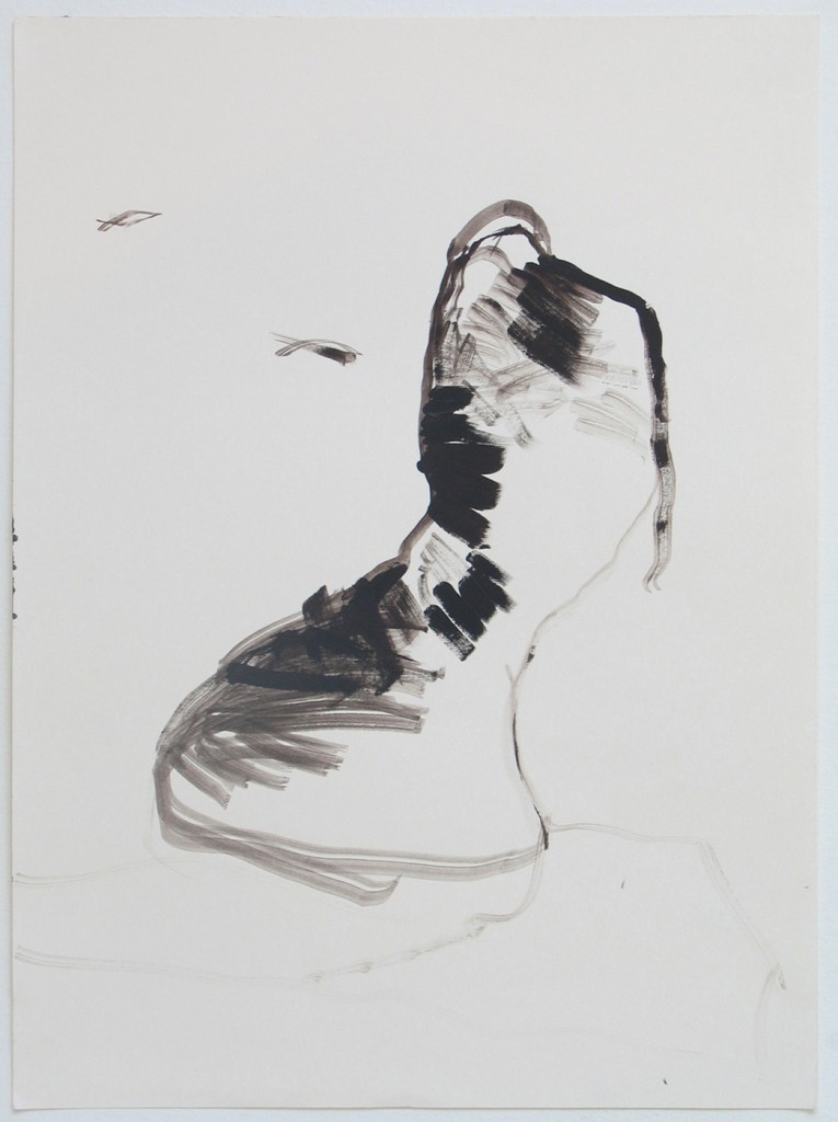 Untitled, from the series Mountains, ink on paper, 33x42cm, 2005 (6)