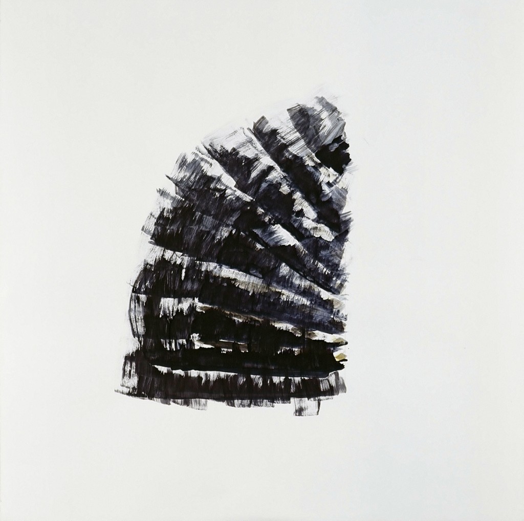 Untitled, from the Series Fraction, acrylic and ink on paper, 70x70cm, 2008