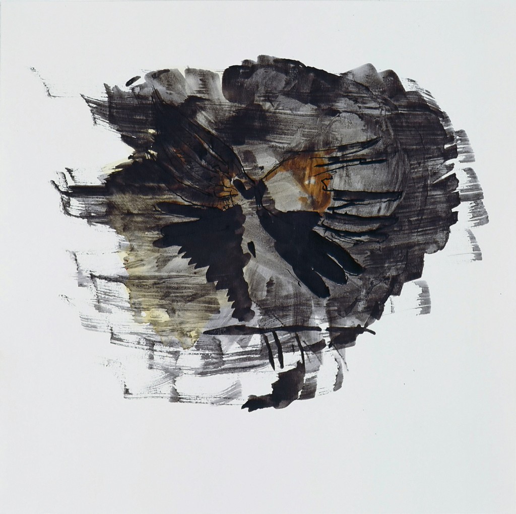 Untitled, from the series Fraction, acrylic and ink on paper, 40x40cm, 2008
