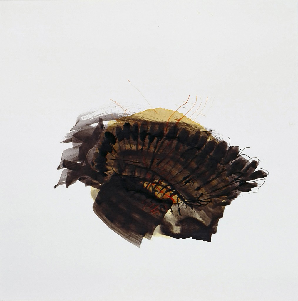 Untitled, from the series Fraction, acrylic and ink on paper, 40x40cm, 2008