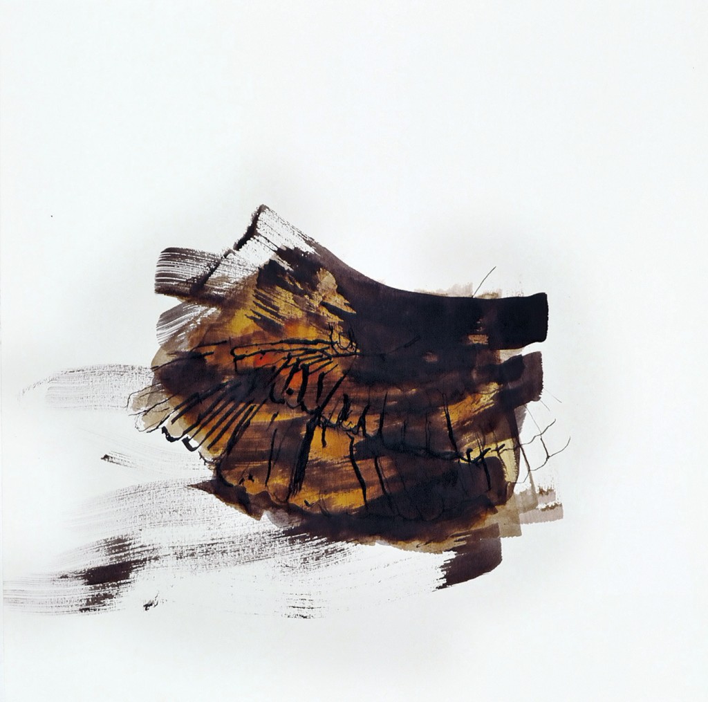 Untitled, from the series Fraction, acrylic and ink on paper, 40x40cm, 2008