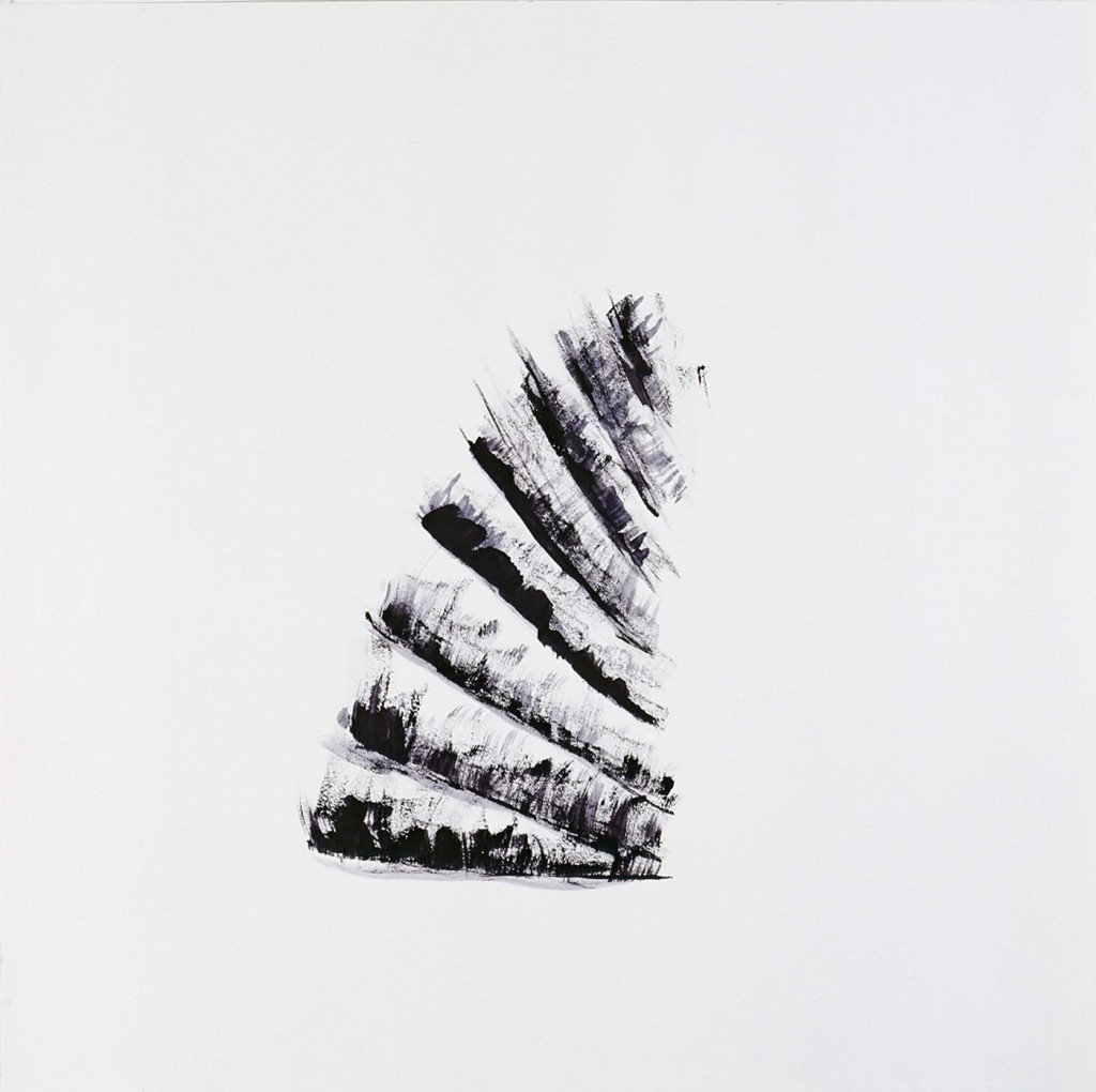 Untitled, from the series Fraction, acrylic and ink on paper, 70x70cm, 2008 