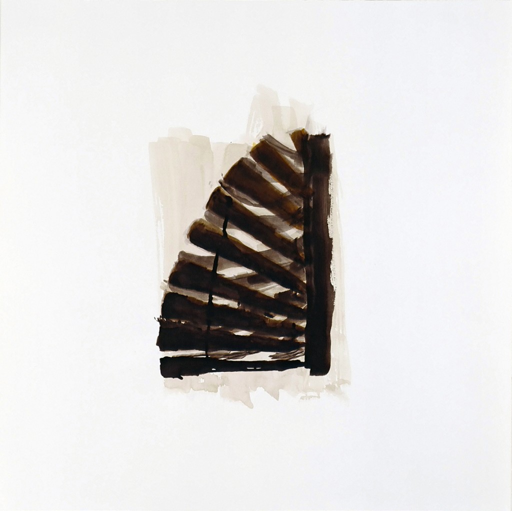 Untitled, from the series Fraction, acrylic and ink on paper, 70x70cm, 2008