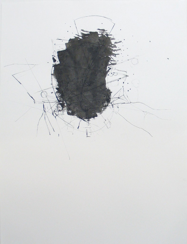 Untitled, from the series Giant Wheel, ink on paper, 100x70cm, 2007 (7)