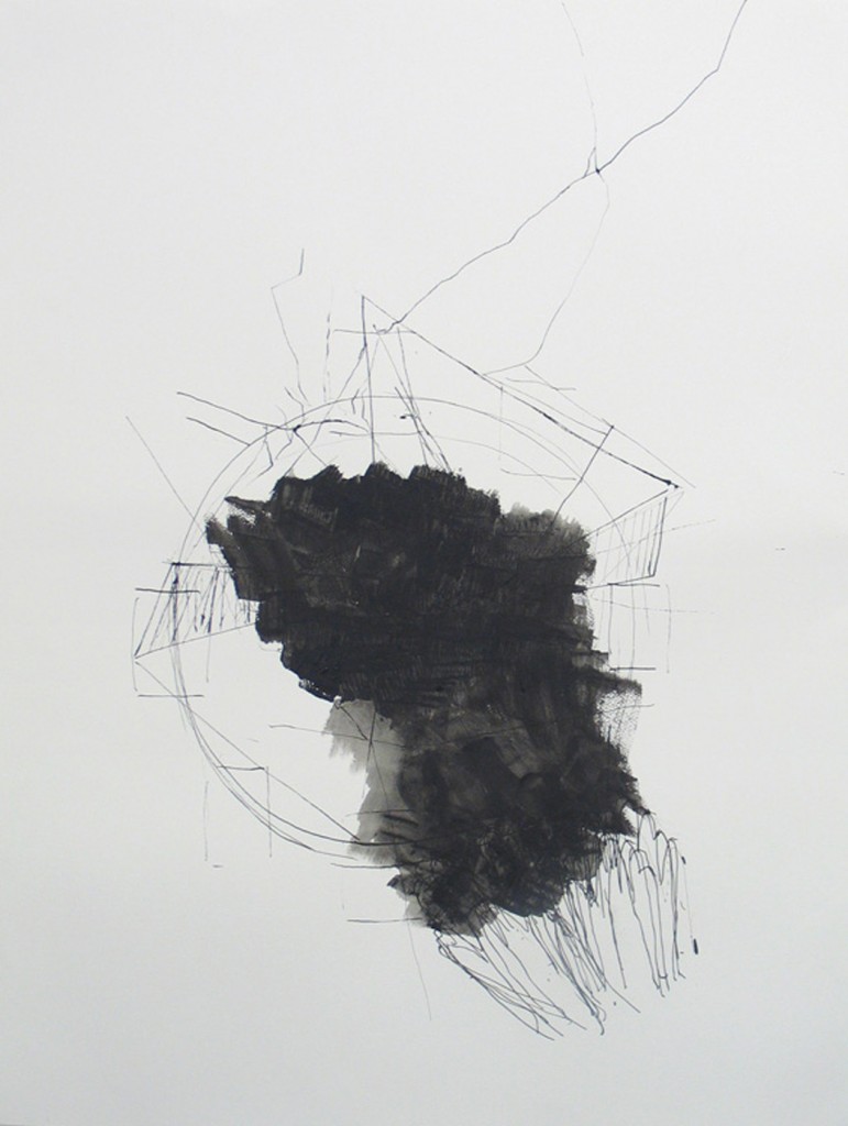 Untitled, from the series Giant Wheel, ink on paper, 100x70cm, 2007 (8)