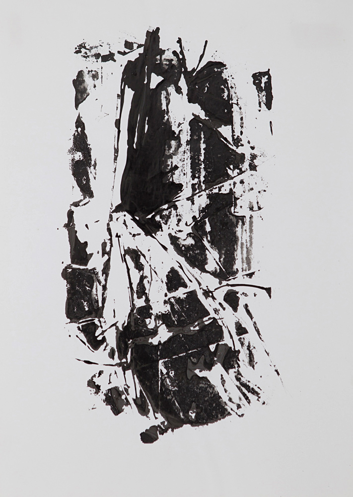 Untitled, from the series Finger Print, ink on paper, 29x42cm, 2008 (10)