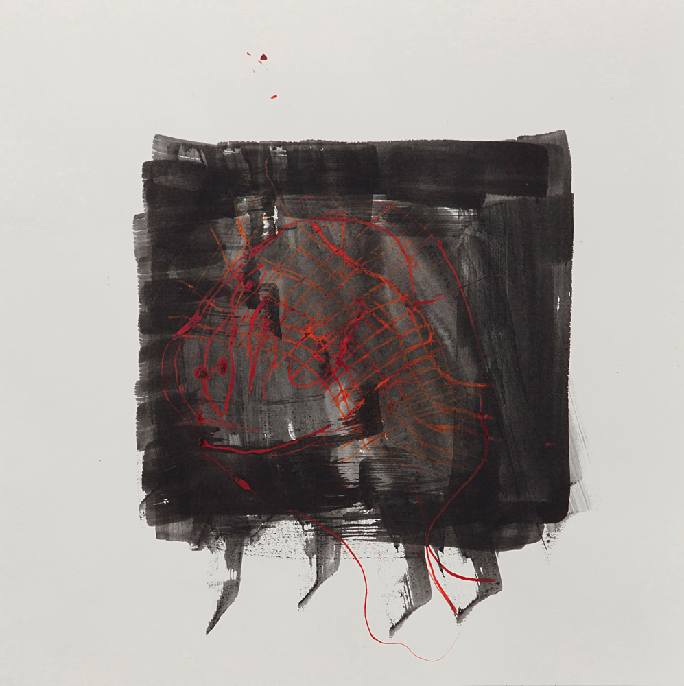 Untitled, from the series Fraction, acrylic and ink on paper, 40x40cm, 2008 (11)